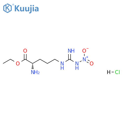 L-Ornithine, N5-[iMino(nitroaMino)Methyl]-, ethyl ester, hydrochloride structure