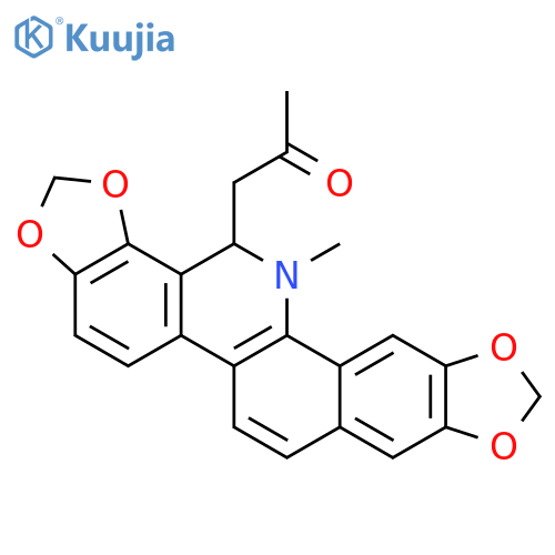 (+/-)-6-Acetonyldihydrosanguinarine structure