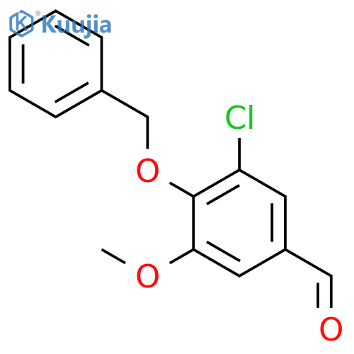 4-(Benzyloxy)-3-chloro-5-methoxybenzaldehyde structure