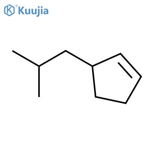 3-(2-methylpropyl)cyclopentene structure