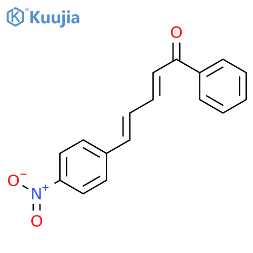 2,4-Pentadien-1-one, 5-(4-nitrophenyl)-1-phenyl- structure