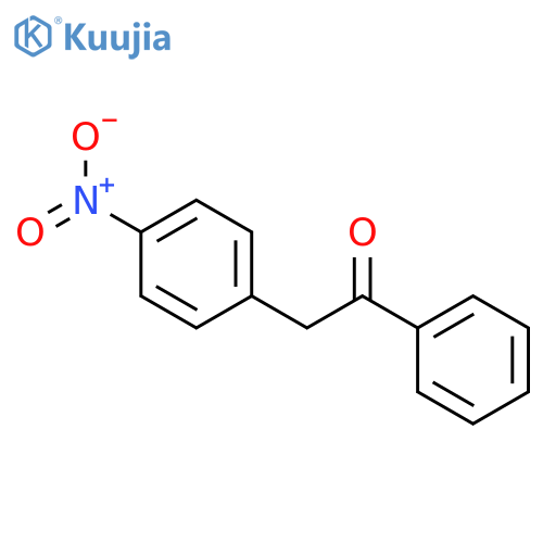 Ethanone,2-(4-nitrophenyl)-1-phenyl- structure