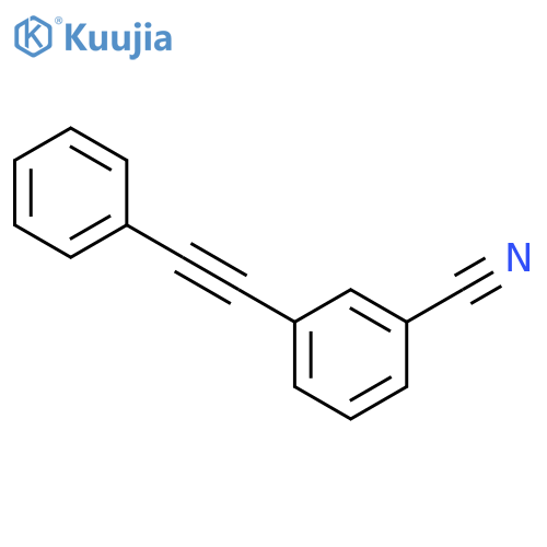 3-(2-phenylethynyl)benzonitrile structure