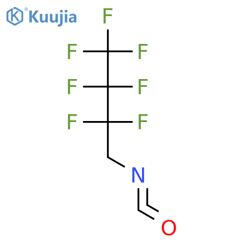 1,1,1,2,2,3,3-heptafluoro-4-isocyanatobutane structure
