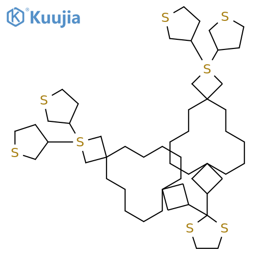 1,4,16,19-Tetrathiahexaspiro[4.0.1.5.1.0.4.0.1.5.1.0]octacosane(7CI,8CI,9CI) structure
