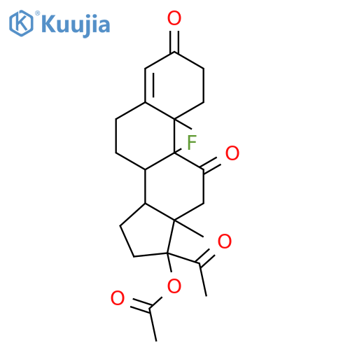 [(8s,9r,10s,13s,14s,17r)-17-acetyl-9-fluoro-10,13-dimethyl-3,11-dioxo-2,6,7,8,12,14,15,16-octahydro-1h-cyclopenta[a]phenanthren-17-yl] Acetate structure