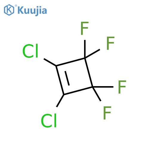 1,2-Dichlorotetrafluorocyclobutene-1 structure