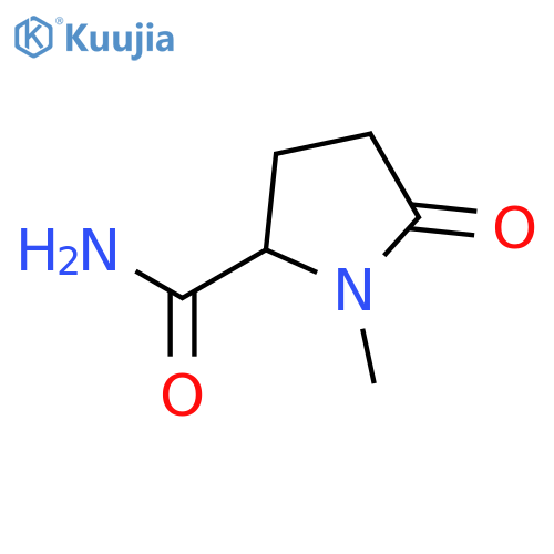 2-Pyrrolidinecarboxamide, 1-methyl-5-oxo- structure