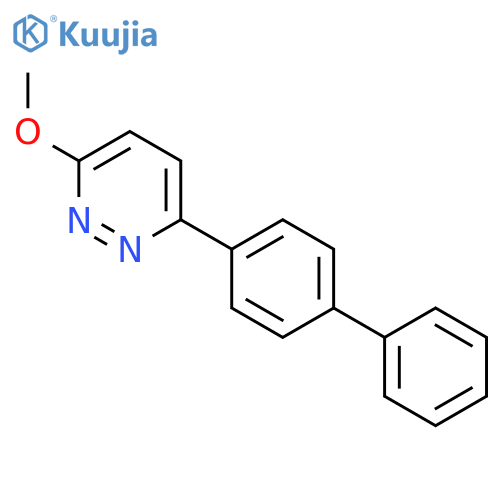 Pyridazine, 3-[1,1'-biphenyl]-4-yl-6-methoxy- structure