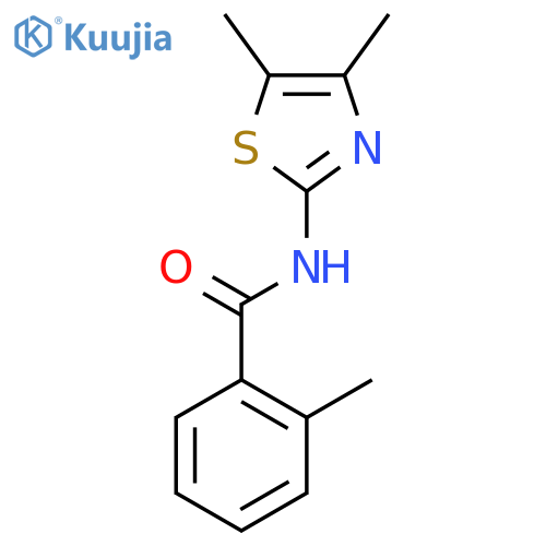 Benzamide,N-(4,5-dimethyl-2-thiazolyl)-2-methyl- structure