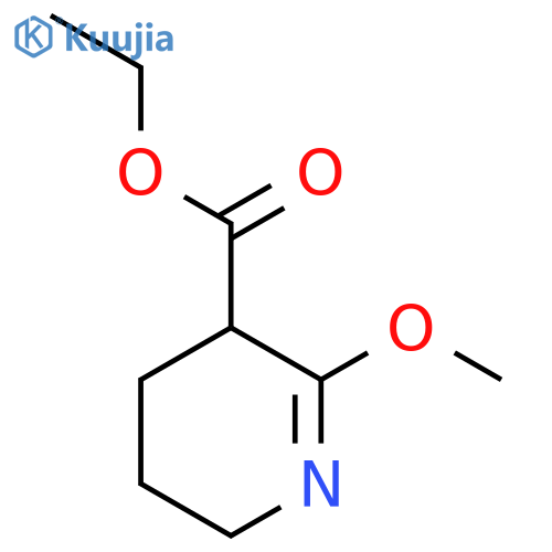 Ethyl 6-methoxy-2,3,4,5-tetrahydropyridine-5-carboxylate structure