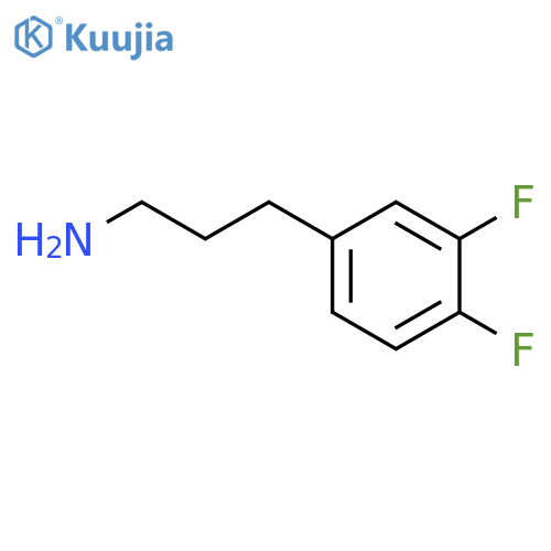 3-(3,4-difluorophenyl)propan-1-amine structure