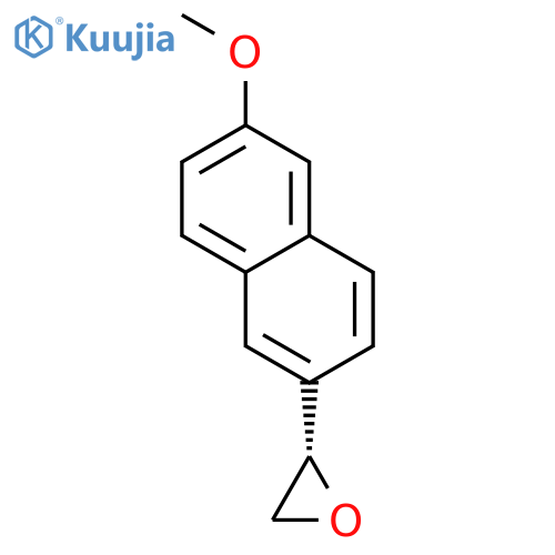 (2S)-2-(6-methoxynaphthalen-2-yl)oxirane structure