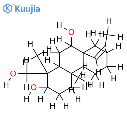 3alpha,7beta,18-trihydroxy-ent-kaur-15-en; Isofoliol structure