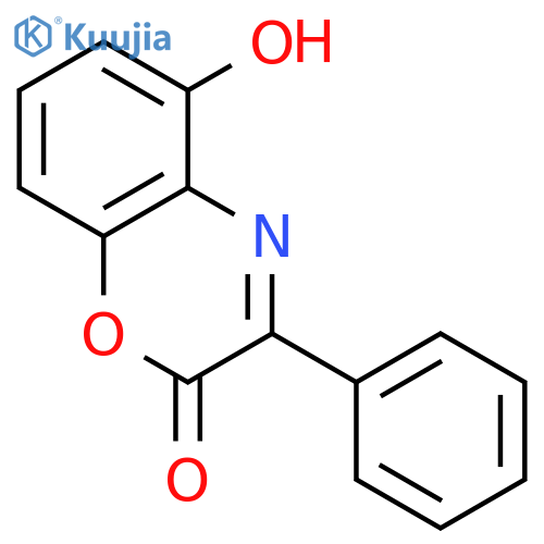 2H-1,4-Benzoxazin-2-one, 5-hydroxy-3-phenyl- structure