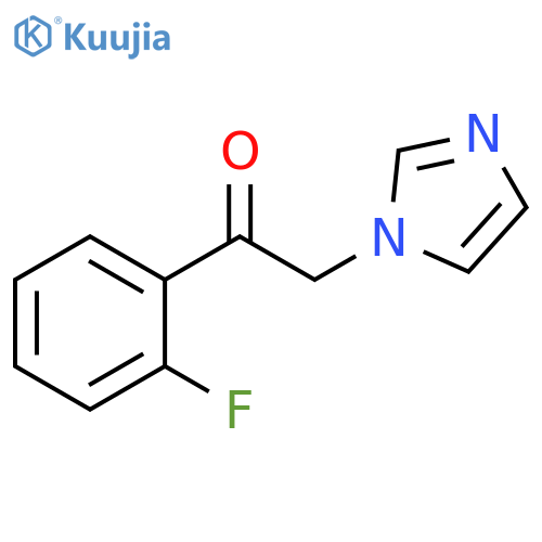 1-(2-fluorophenyl)-2-(1H-imidazol-1-yl)-Ethanone structure