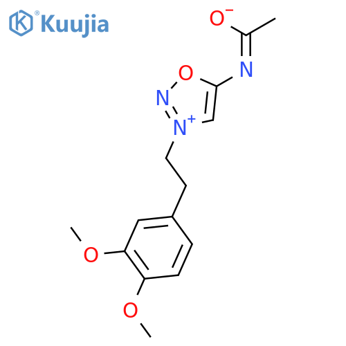 N-{3-[2-(3,4-dimethoxyphenyl)ethyl]-1,2,3-oxadiazol-3-ium-5-yl}ethanimidate structure