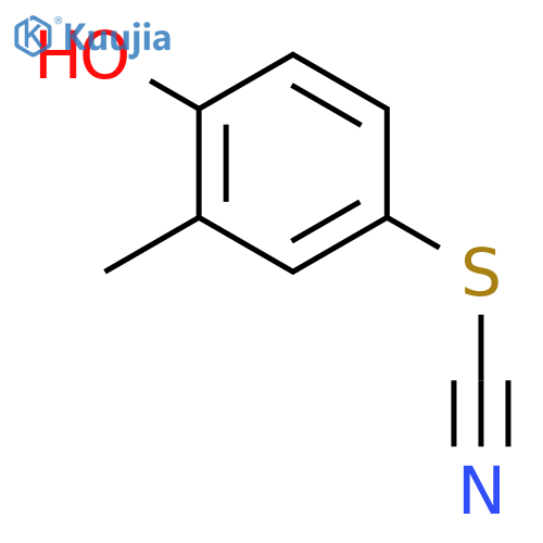 4-Thiocyanato-O-cresol structure