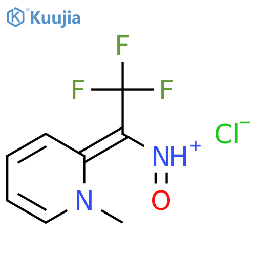 (1Z)-2,2,2-trifluoro-1-(1-methylpyridin-2(1H)-ylidene)-N-oxoethanaminium chloride structure