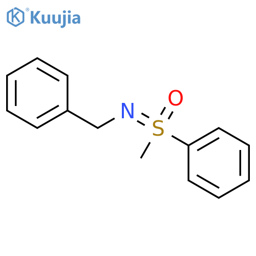 Sulfoximine, S-methyl-S-phenyl-N-(phenylmethyl)- structure