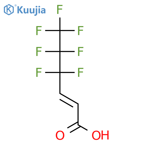 4,4,5,5,6,6,6-heptafluorohex-2-enoic acid structure
