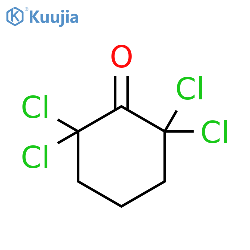 2,2,6,6-tetrachlorocyclohexan-1-one structure