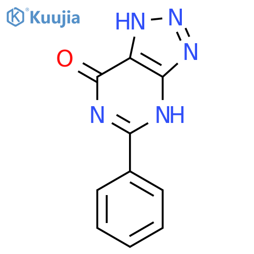7H-1,2,3-Triazolo[4,5-d]pyrimidin-7-one, 1,4-dihydro-5-phenyl- structure