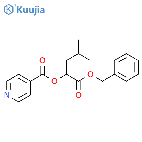 4-Pyridinecarboxylic acid, 3-methyl-1-[(phenylmethoxy)carbonyl]butylester structure