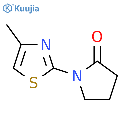 1-(4-methylthiazol-2-yl)pyrrolidin-2-one structure