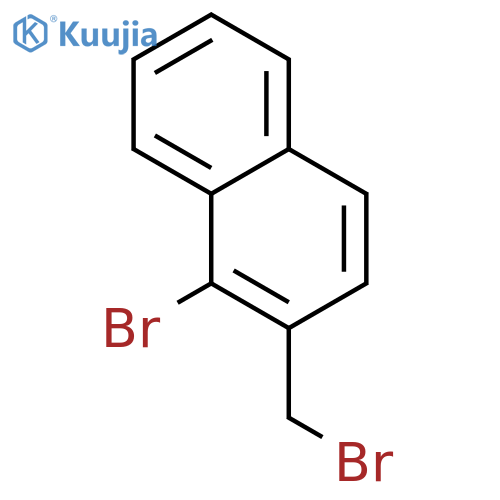 1-Bromo-2-(bromomethyl)naphthalene structure