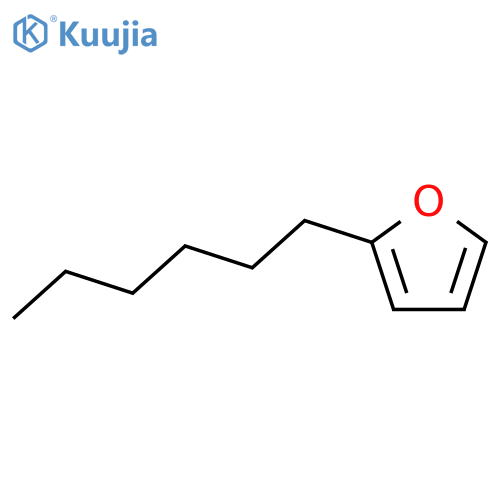 2-hexylfuran structure