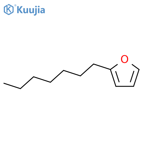 2-n-Heptylfuran structure
