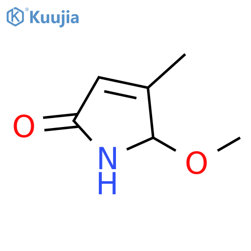 1,5-dihydro-5-methoxy-4-methyl-2H-Pyrrol-2-one structure