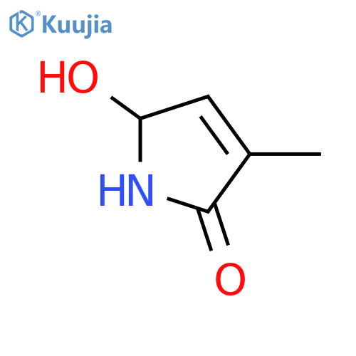 1,5-dihydro-5-hydroxy-3-methyl-2H-Pyrrol-2-one structure