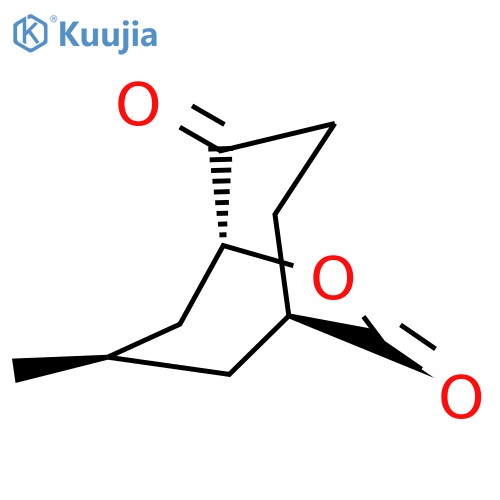 9-Oxabicyclo[3.3.2]decane-2,10-dione, 7-methyl-, (1R,5R,7R)-rel- structure