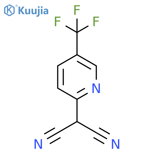 2-5-(trifluoromethyl)pyridin-2-ylpropanedinitrile structure