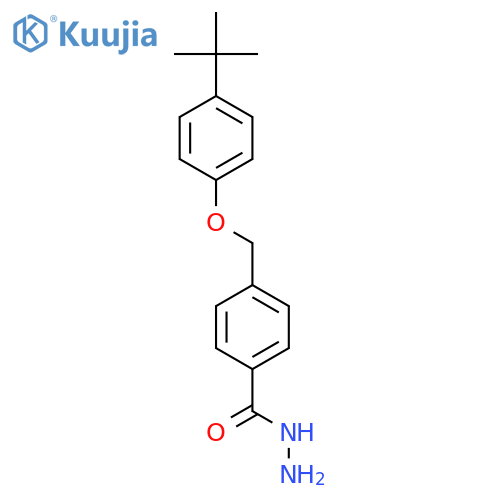 4-(4-tert-Butylphenoxymethyl)benzohydrazide structure