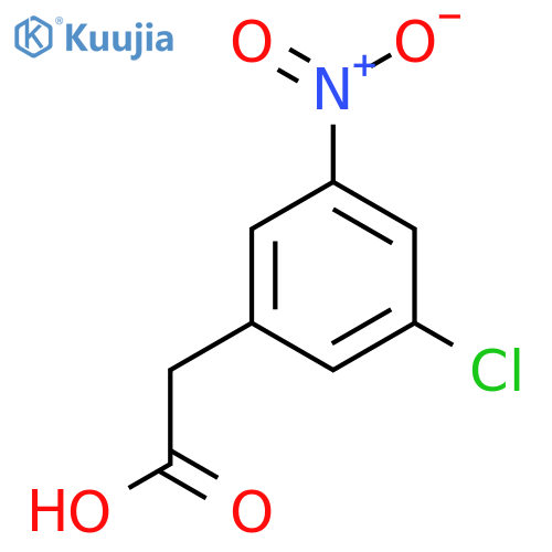 3-Chloro-5-nitrophenylacetic acid structure