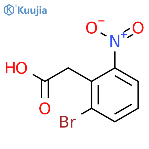 2-(2-Bromo-6-nitrophenyl)acetic Acid structure