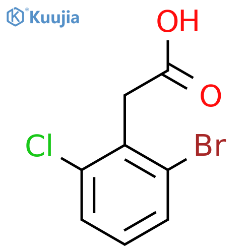 2-(2-Bromo-6-chlorophenyl)acetic acid structure