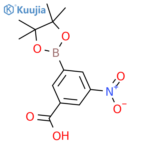 3-Carboxy-5-nitrophenylboronic acid, pinacol ester structure