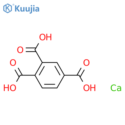 1,2,4-Benzenetricarboxylic acid, calcium salt structure