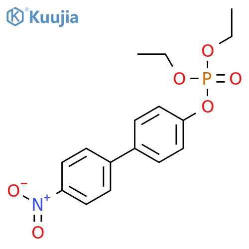 diethyl 4'-nitrobiphenyl-4-yl phosphate structure