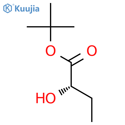 Butanoic acid,2-hydroxy-, 1,1-dimethylethyl ester, (2S)- structure