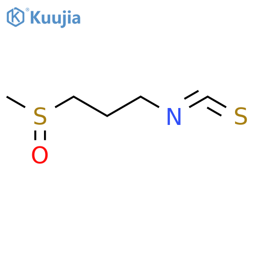 (R)-1-isothiocyanato-3-(methylsulfinyl)propane structure