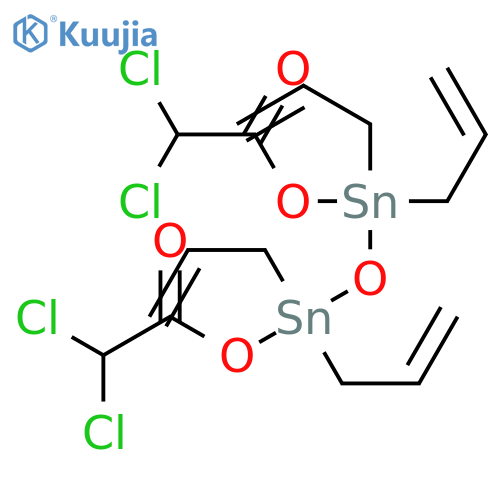 Distannoxane, 1,3-bis[(dichloroacetyl)oxy]-1,1,3,3-tetra-2-propenyl- structure