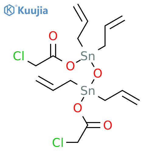Distannoxane, 1,3-bis[(chloroacetyl)oxy]-1,1,3,3-tetra-2-propenyl- structure