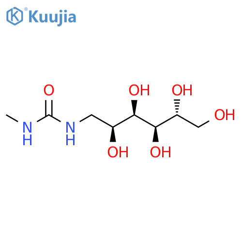 D-Glucitol, 1-deoxy-1-[[(methylamino)carbonyl]amino]- (9CI) structure
