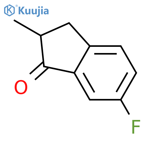 6-Fluoro-2-methyl-2,3-dihydro-1H-inden-1-one structure