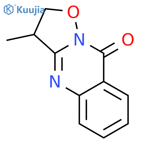 9H-Isoxazolo[3,2-b]quinazolin-9-one,2,3-dihydro-3-methyl- structure